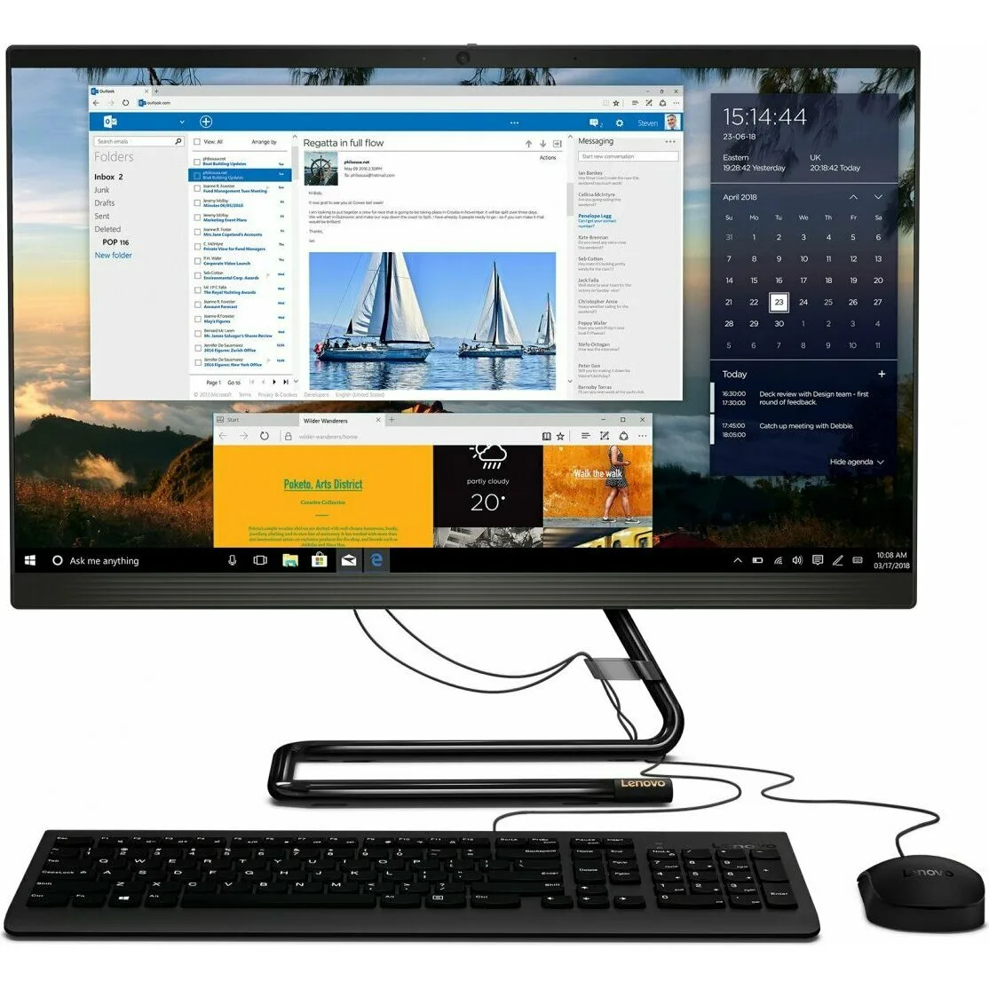 Lenovo IdeaCentre AIO 3 24ARE05 F0EW003BRK моноблок