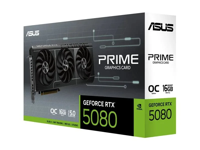 ASUS 78810500 видеокарта PRIME GeForce RTX 5080 16GB GDDR7 OC Edition (ЛЕНОВО) ASUS 78810500 видеокарта PRIME GeForce RTX 5080 16GB GDDR7 OC Edition (ЛЕНОВО)